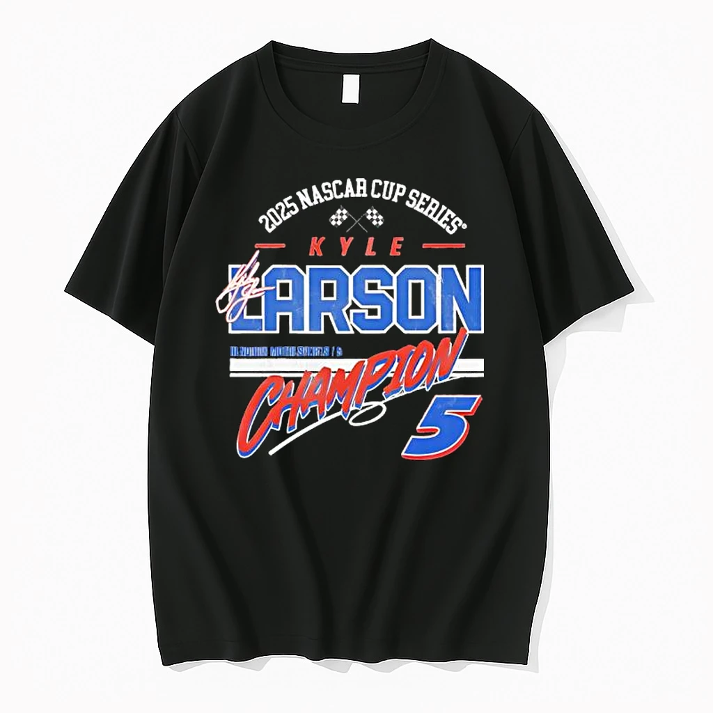 Kyle Larson Hendrick Motorsports Team Collection 2025 Nascar Cup Series Champion Signature Shirts