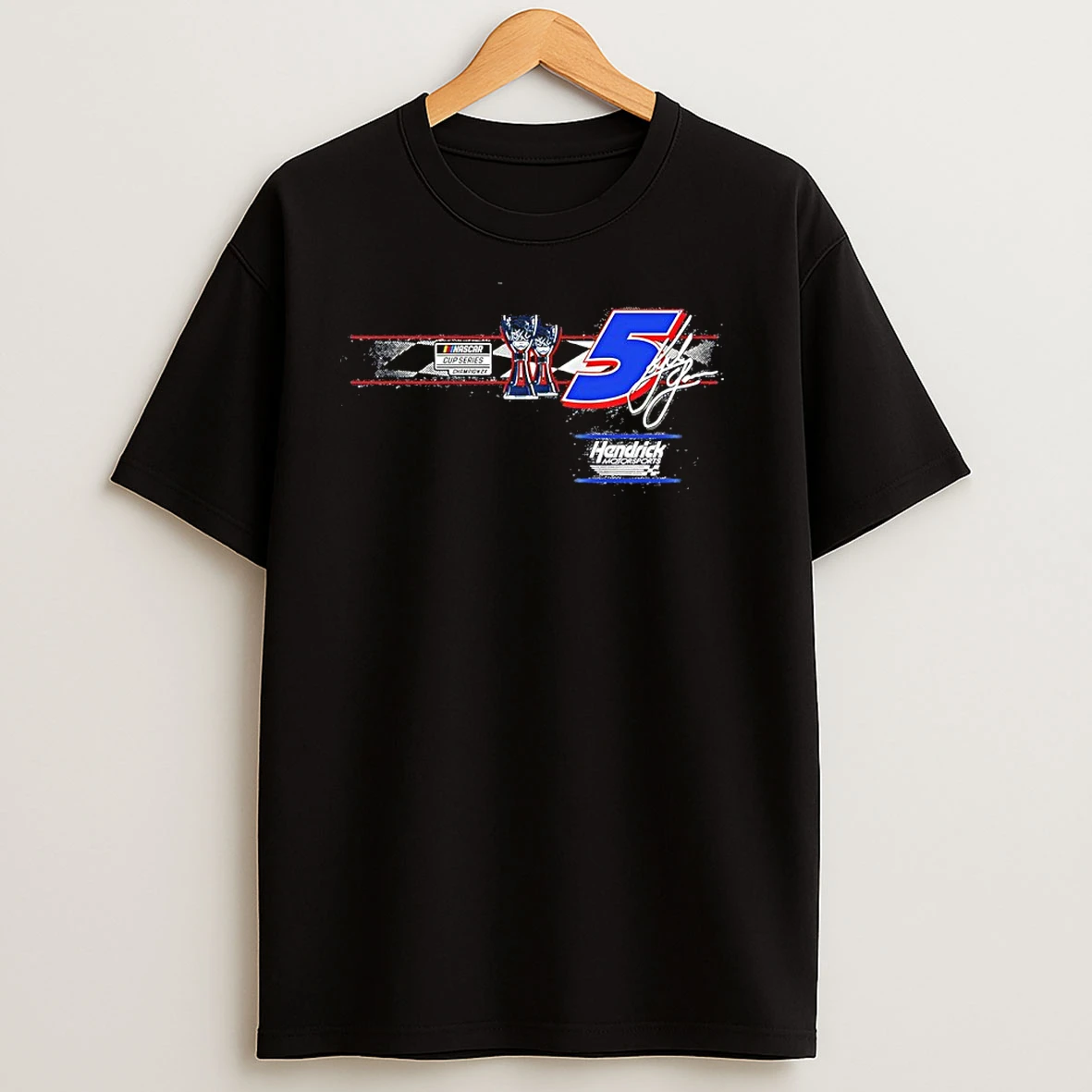 Kyle Larson Two Time Nascar Cup Series Champion Car Signature T Shirts