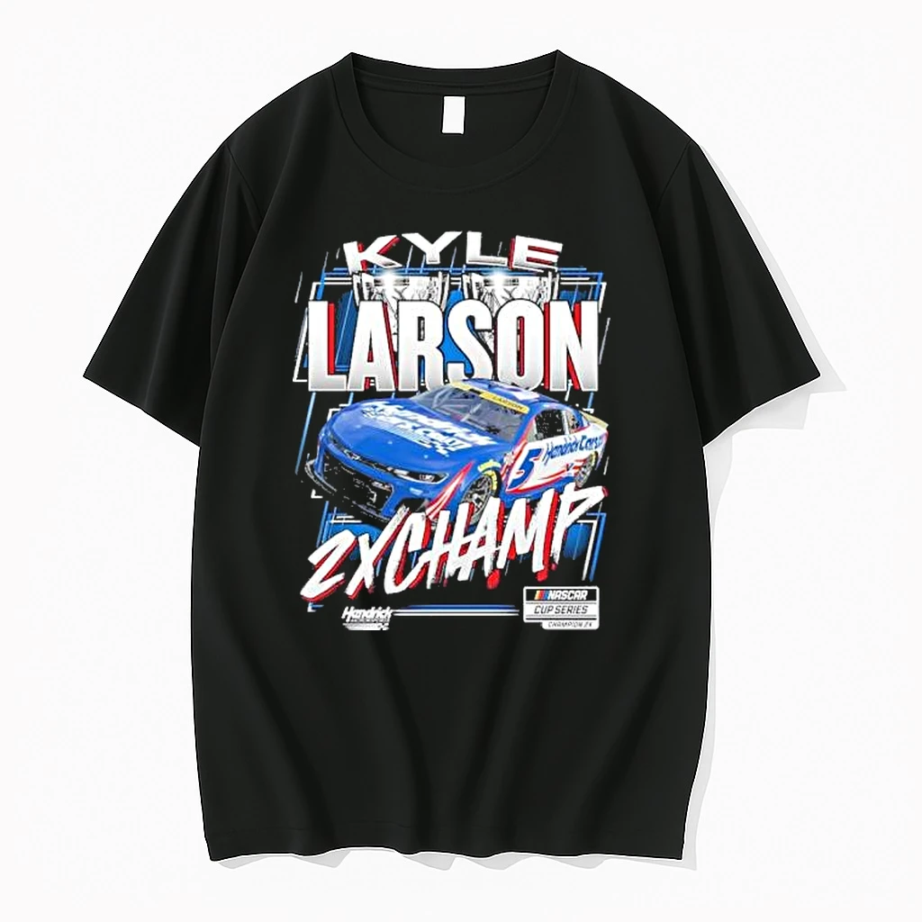 Kyle Larson Two Time Nascar Cup Series Champion Shirts