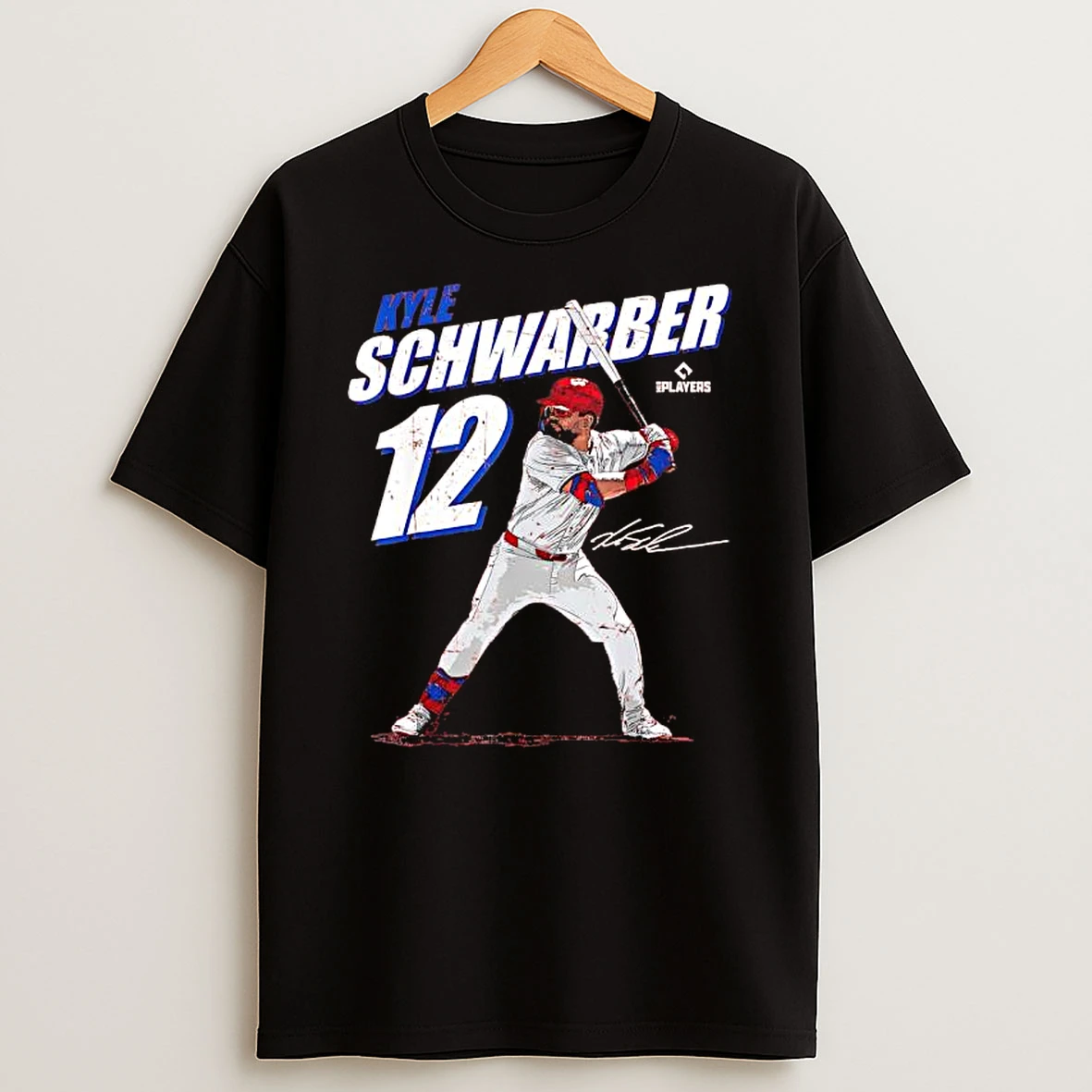 Kyle Schwarber Philadelphia Baseball Players 12 Signature Moment Shirts
