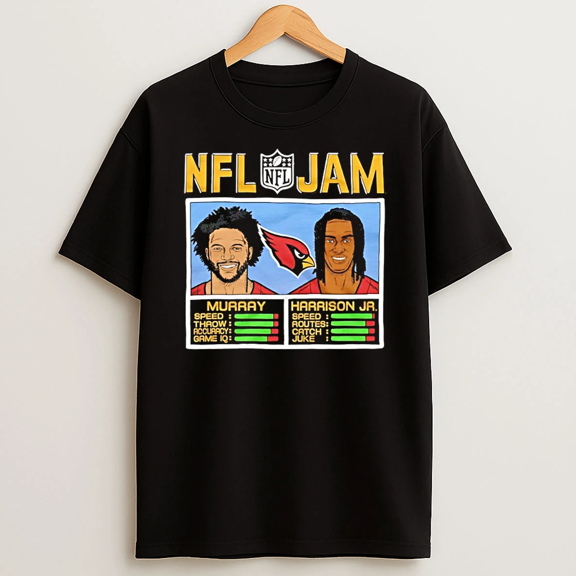 Kyler Murray And Marvin Harrison Jr Nfl Jam Arizona Cardinals Shirts