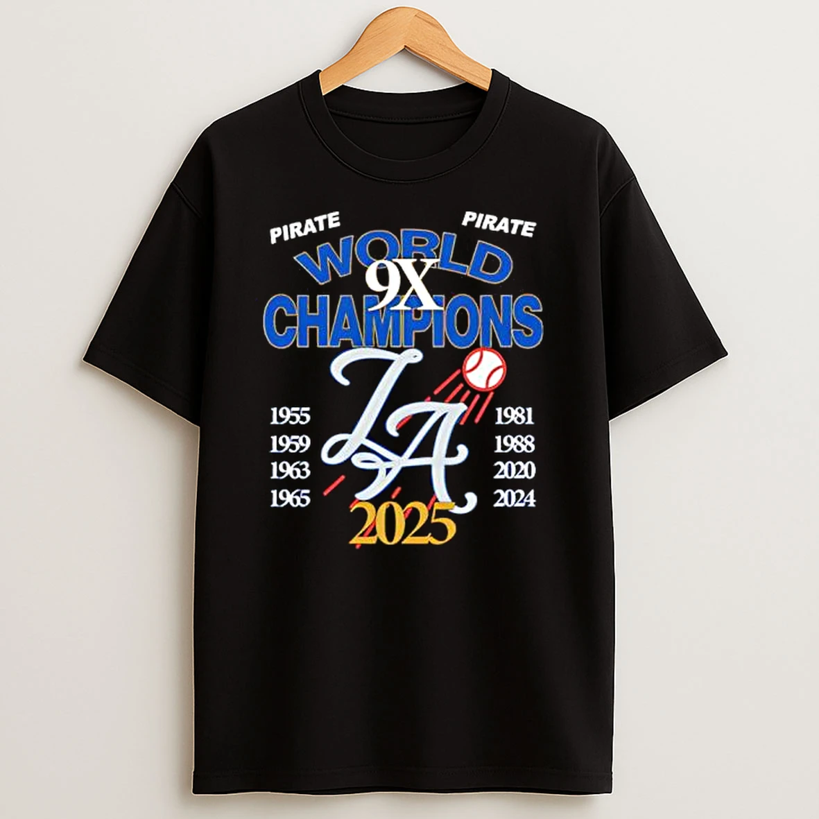 La 9x World Champion 2025 T Shirts