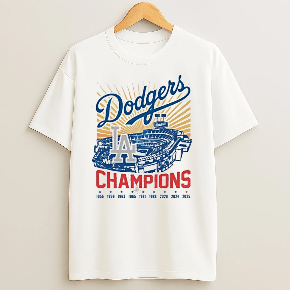 La Baseball Team Champions 2025 T Shirts
