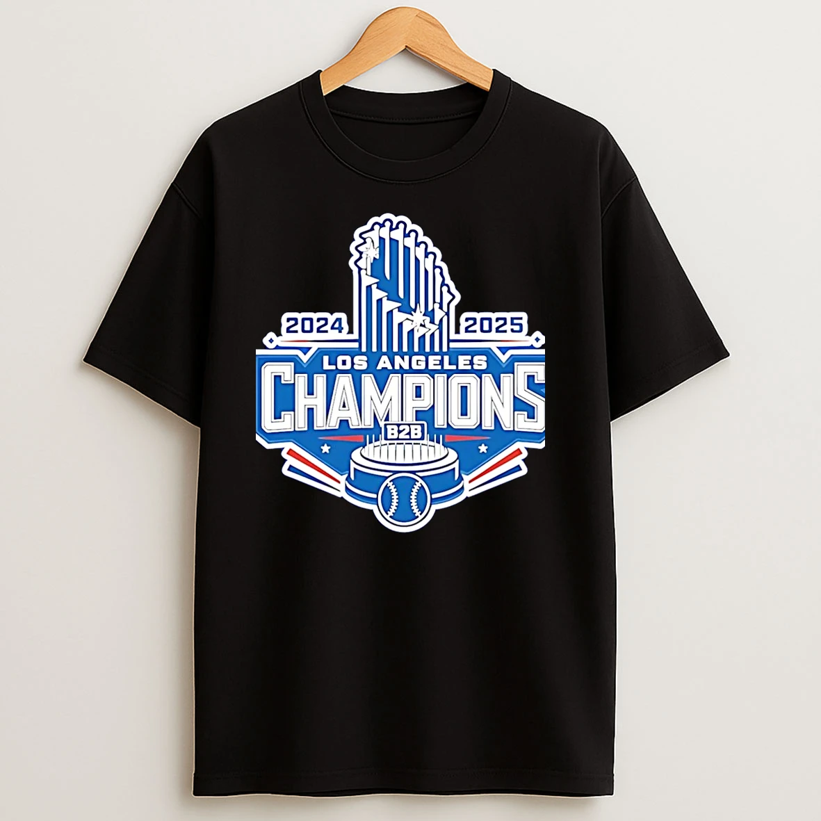 La Dodgers 2024 2025 B2b World Series Champions Christmas T Shirts
