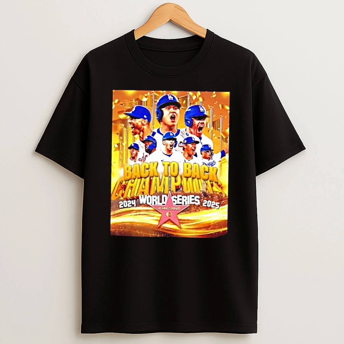 La Dodgers 2024 2025 Back To Back World Series Champions Shirts