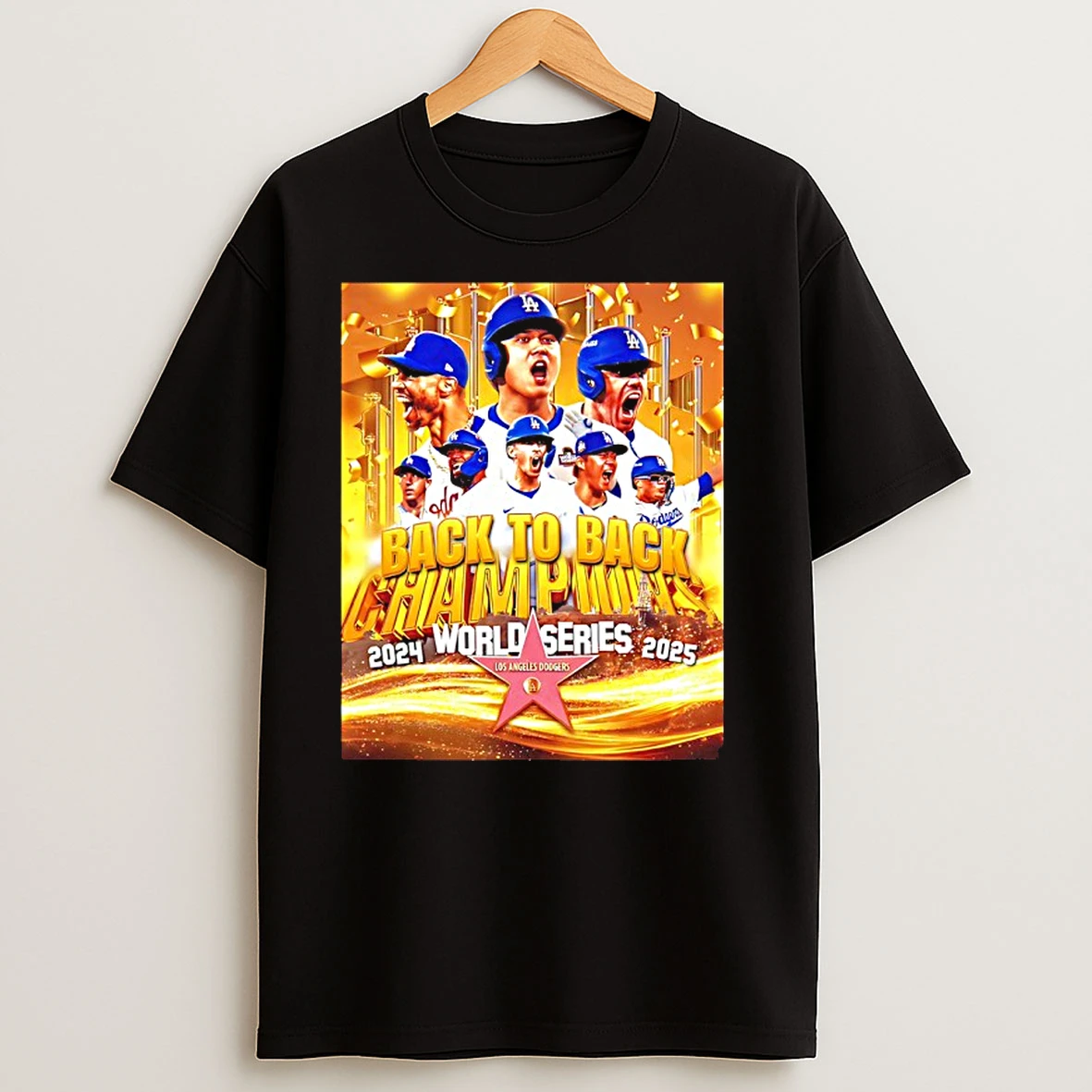 La Dodgers 2024 2025 Back To Back World Series Champions T Shirts