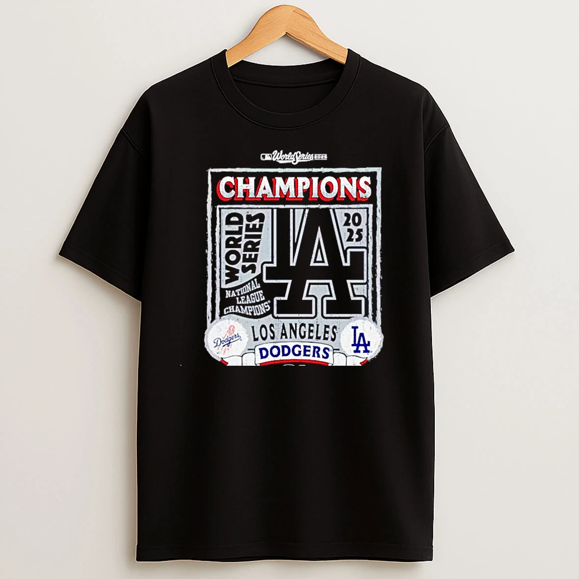 La Dodgers 2025 Mlb World Series Champions Vintage Christmas T Shirts