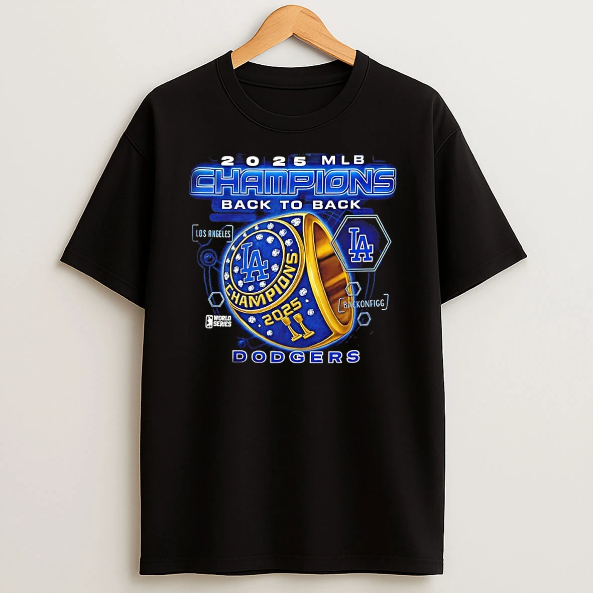 La Dodgers 2025 World Series Champions Back To Back 24 25 Rings Shirts