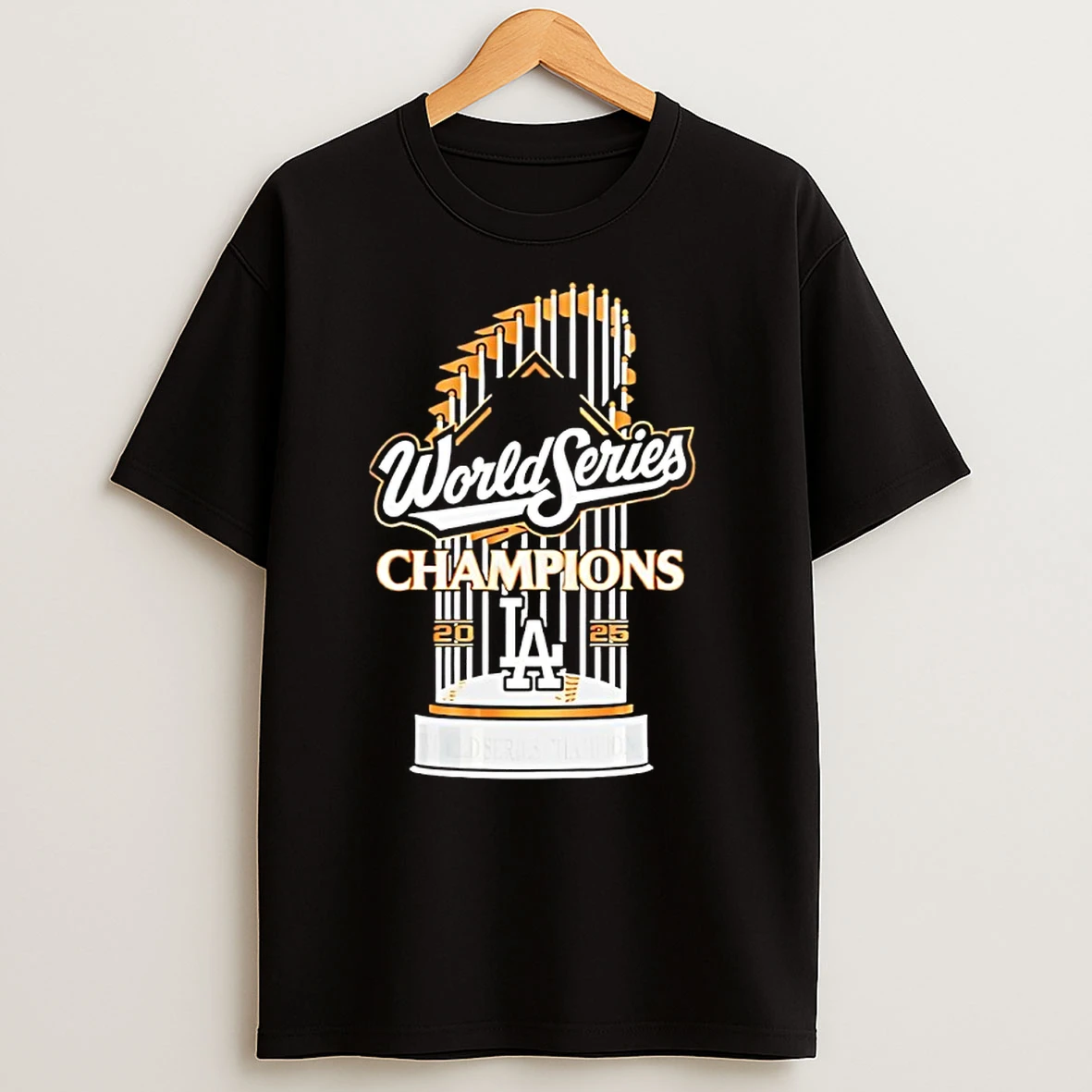 La Dodgers 2025 World Series Champions Winner Trophies T Shirts