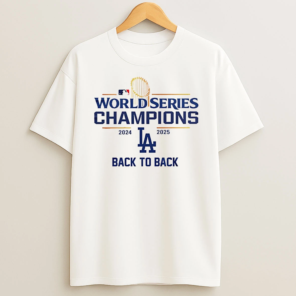 La Dodgers 2025 World Series Champions Back To Back Shirts
