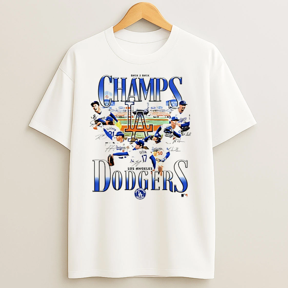 La Dodgers 2025 World Series Champions Back To Back Graphic T Shirts