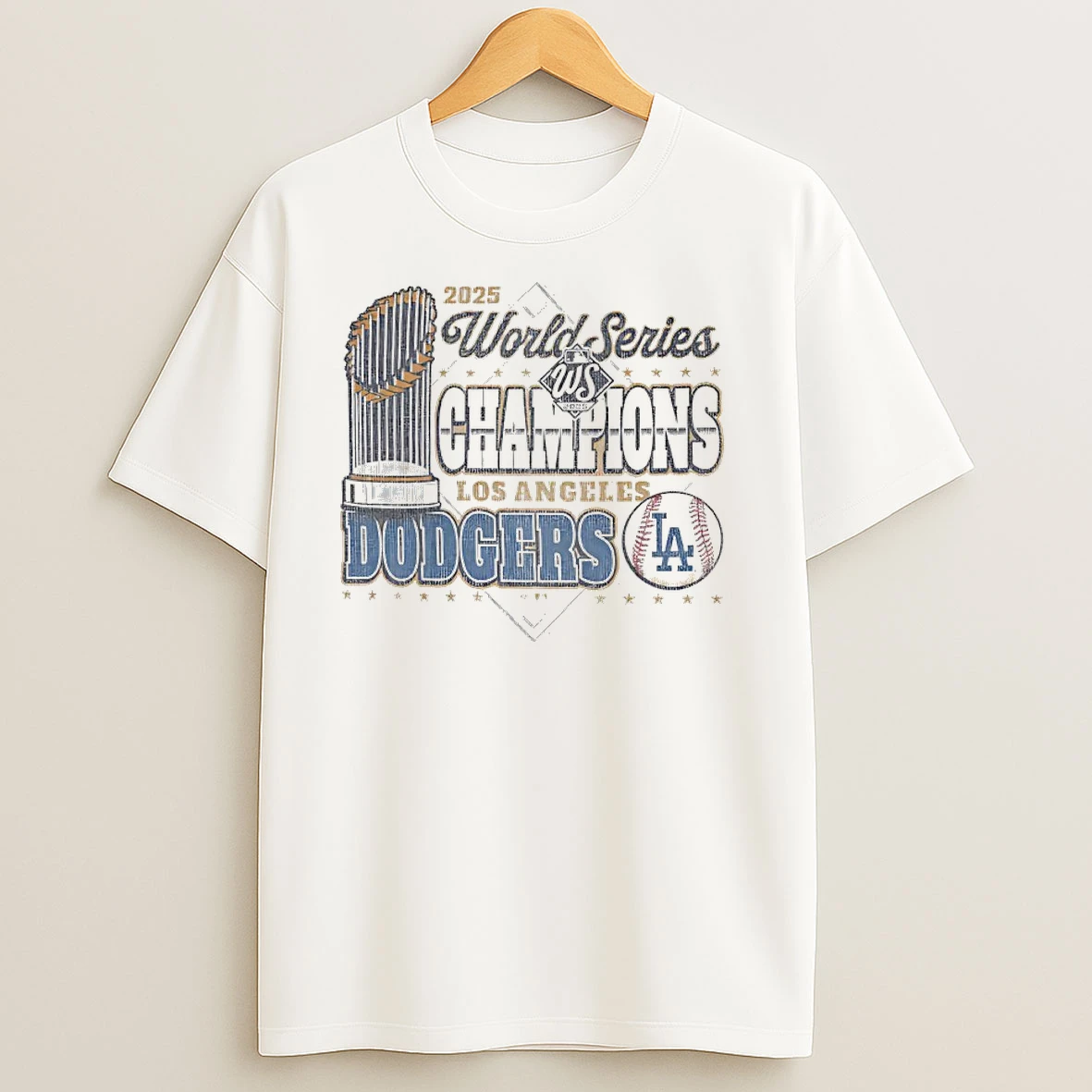 La Dodgers 2025 World Series Champions Retro T Shirts