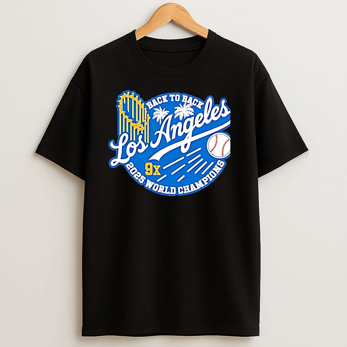 La Dodgers 9 Time 2025 World Series Champions Back To Back Christmas T Shirts