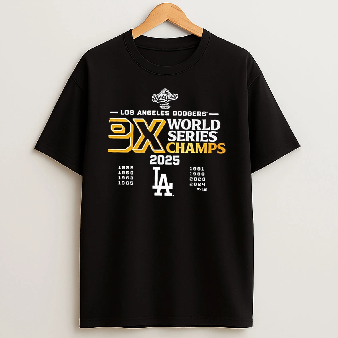La Dodgers 9x World Series Champions 2025 Shirts