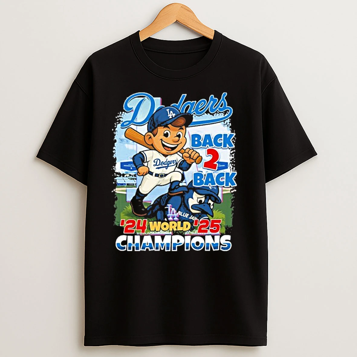 La Dodgers Defeat Blue Jays Back 2 Back World Champions T Shirts