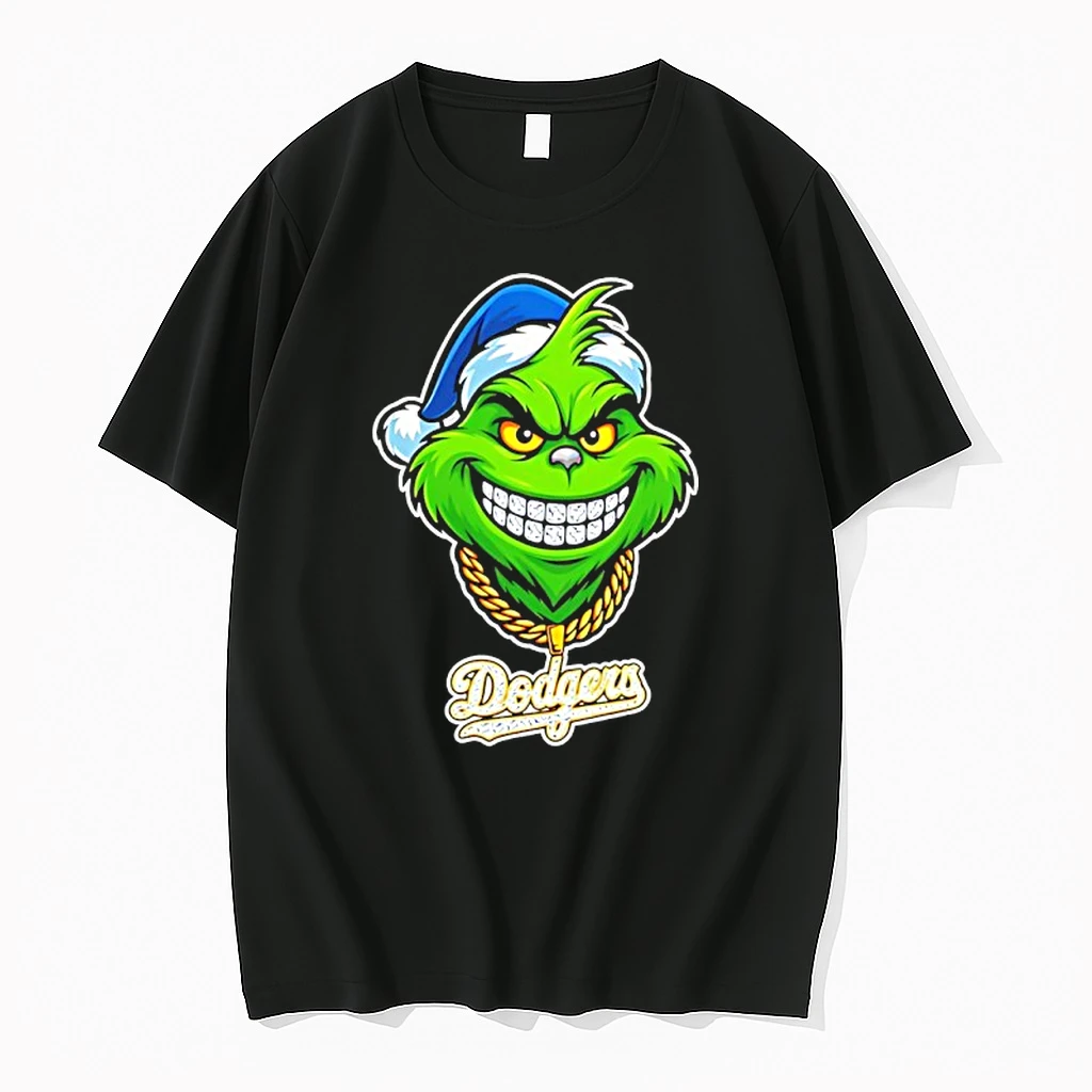 La Dodgers The Grinch Diamond Teeth Big Head Christmas 25 Shirts