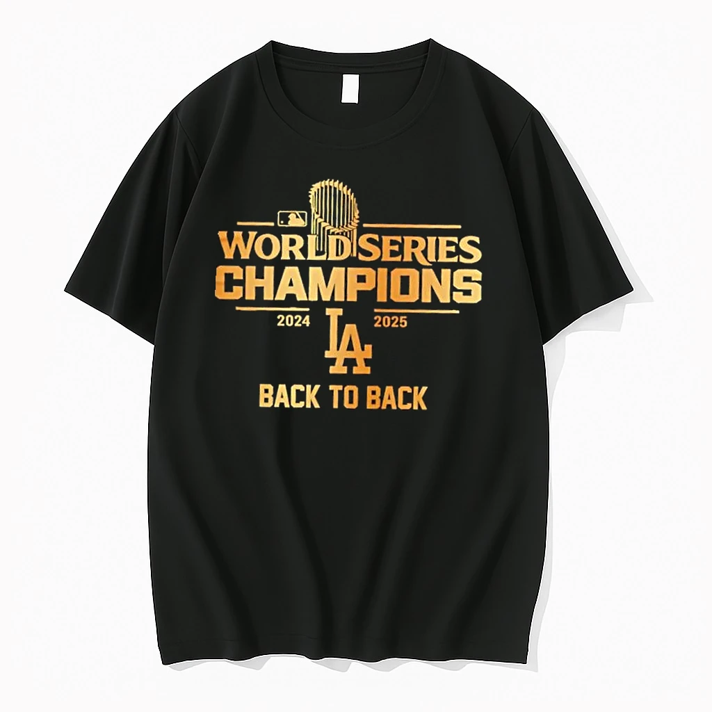 La Dodgers World Series Champions 2024 2025 Back To Back Shirts