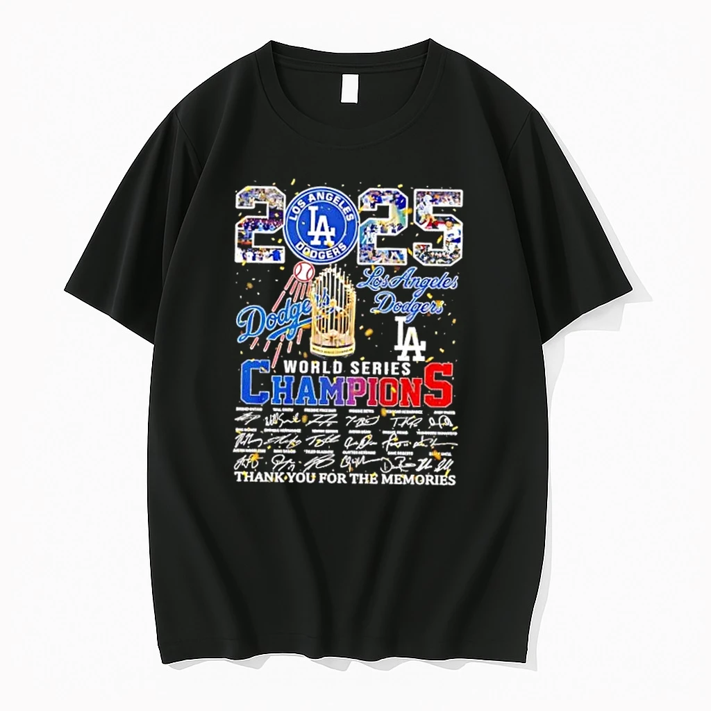 La Dodgers World Series Champions 2025 Thank You For The Memories Shirts