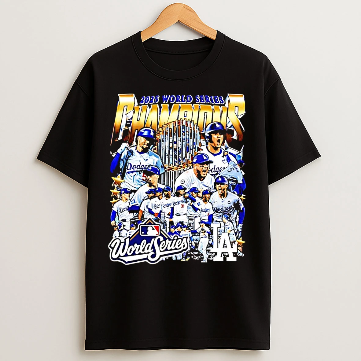 La Dodgers Lineup 2025 World Series Champions T Shirts