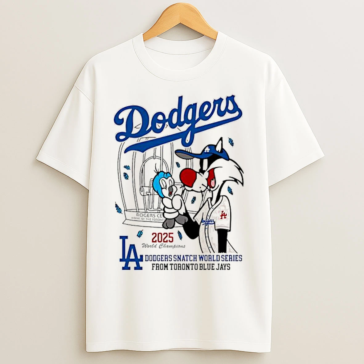 La Dodgers Snatch World Series From Toronto Blue Jays Mascot 2025 T Shirts