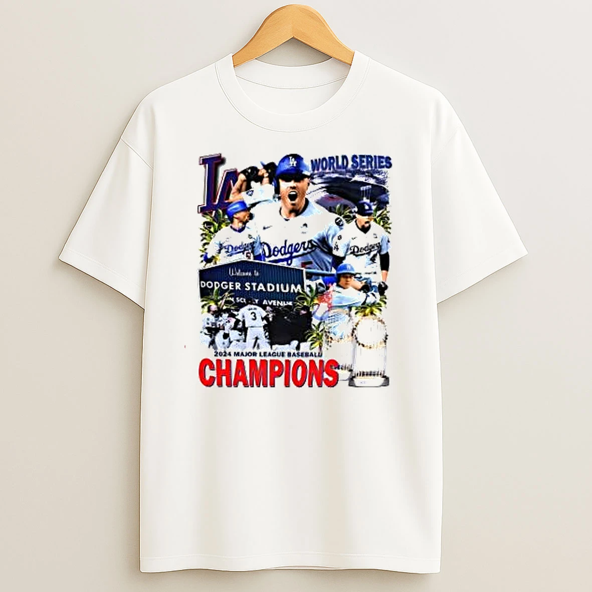 La World Series 2024 Major League Baseball Champions Graphic T Shirts