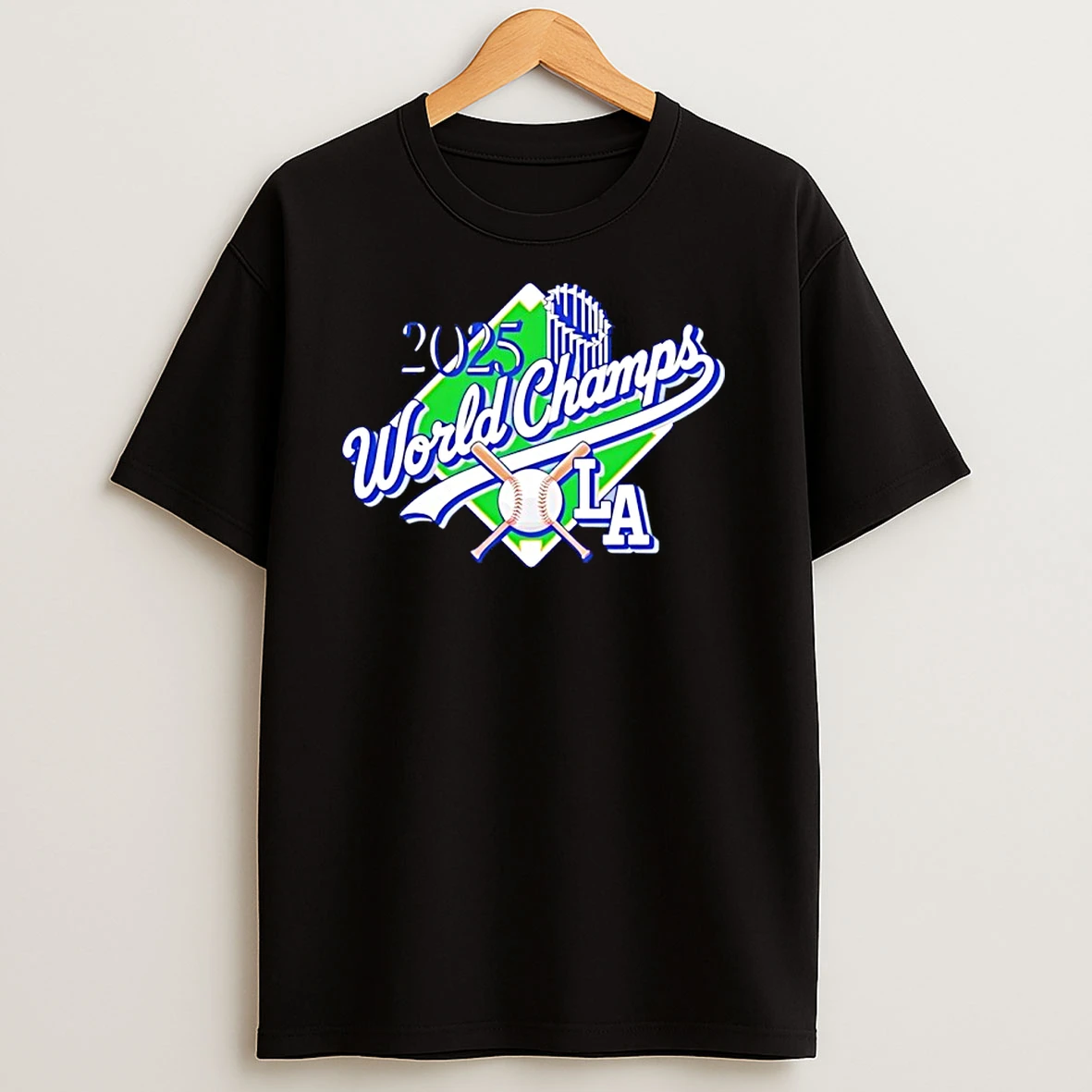 La Baseball 2025 World Series Champions Trophy T Shirts