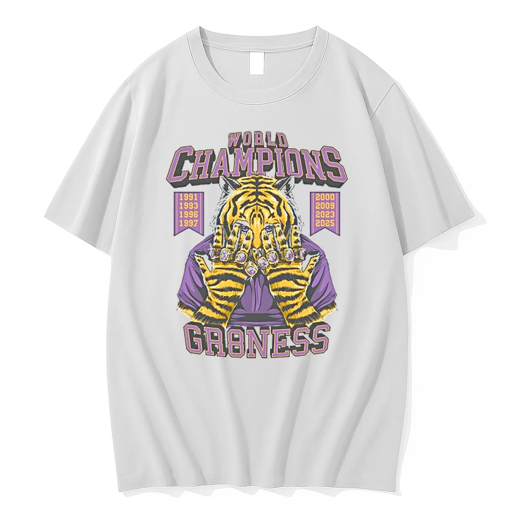 Lsu Tigers World Champions Gr8ness Eight Rings Champions 2025 Shirts