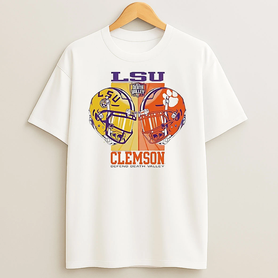 Lsu Tigers Vs Clemson Tigers Defend Death Valley Shirts