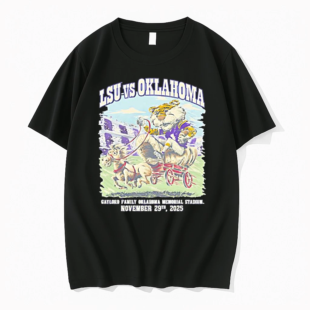 Lsu Vs Oklahoma Game Day 2025 Mascot Shirts