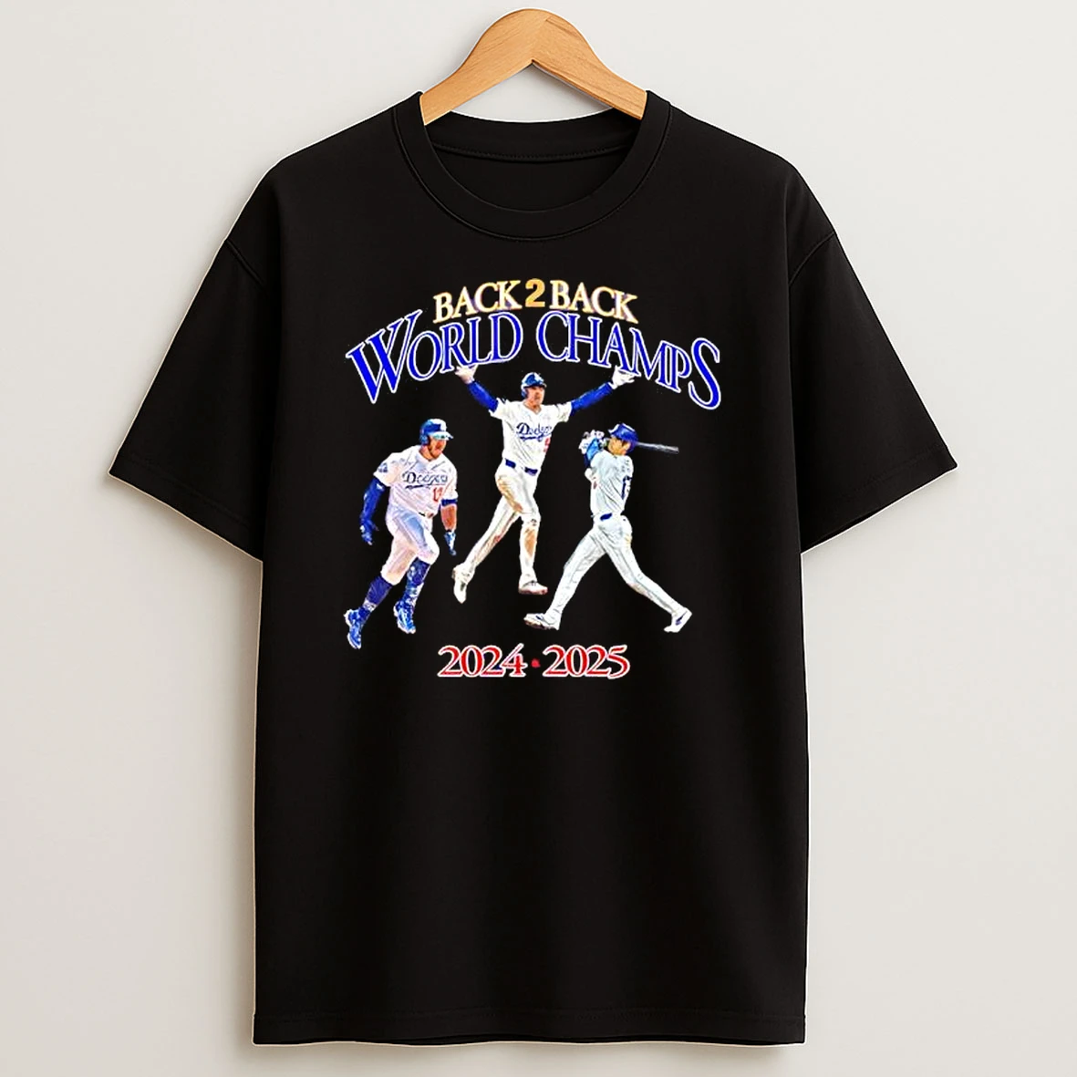 La Back 2 Back World Champs 2024 2025 Shirts
