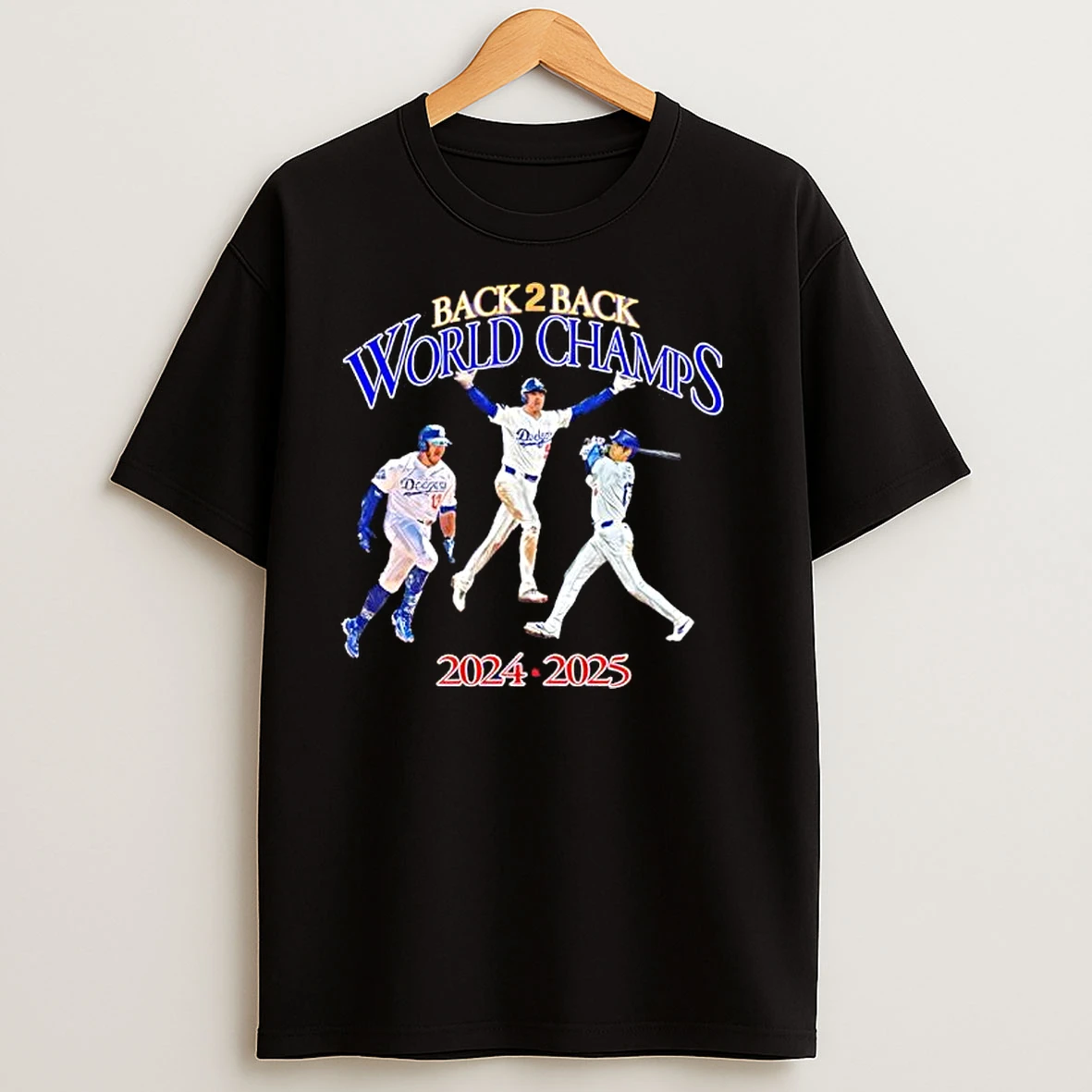La Back 2 Back World Champs 2024 2025 T Shirts