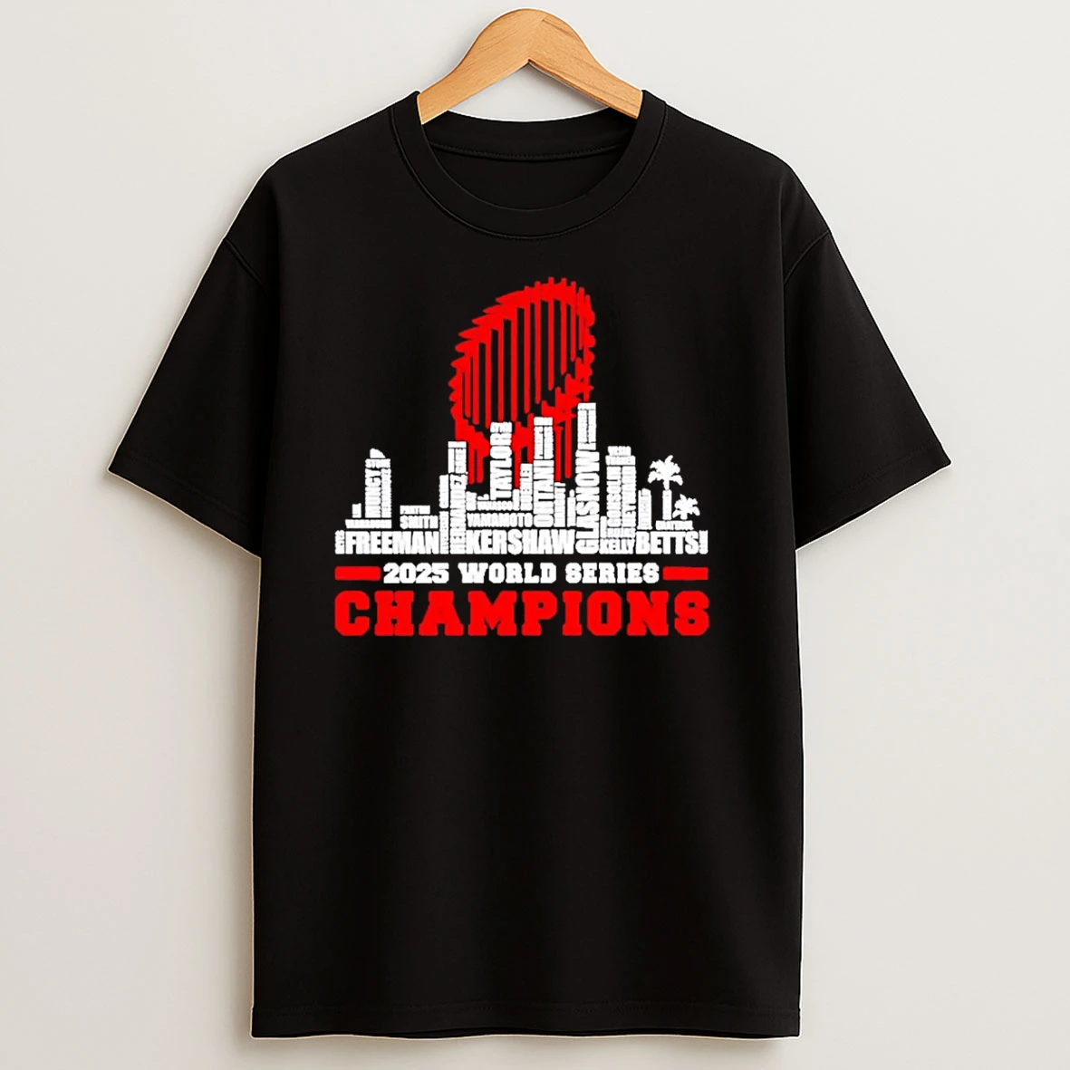 La Baseball World Series Champions 2025 All Player Name T Shirts