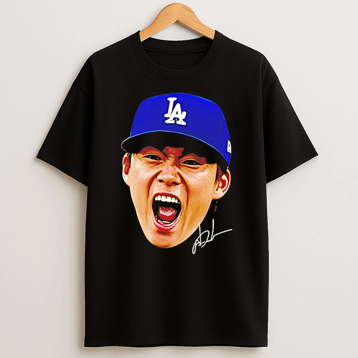 La Dodgers Yoshinobu Yamamoto Big Face Shirts