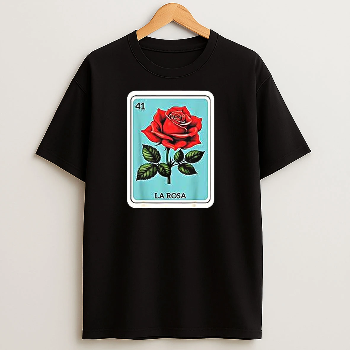 La Rosa Mexican Lottery Card Game T Shirts