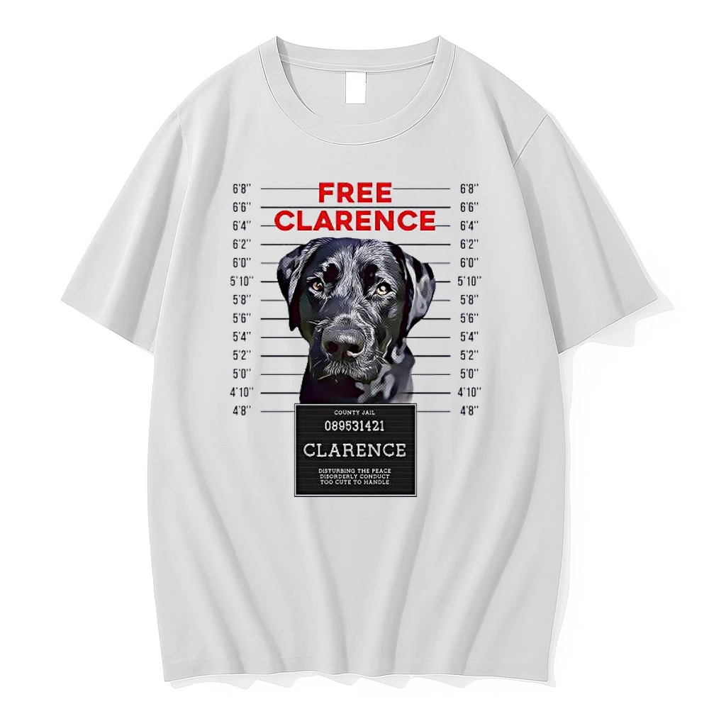 Labrador Dog Mugshot Free Clarence Shirts