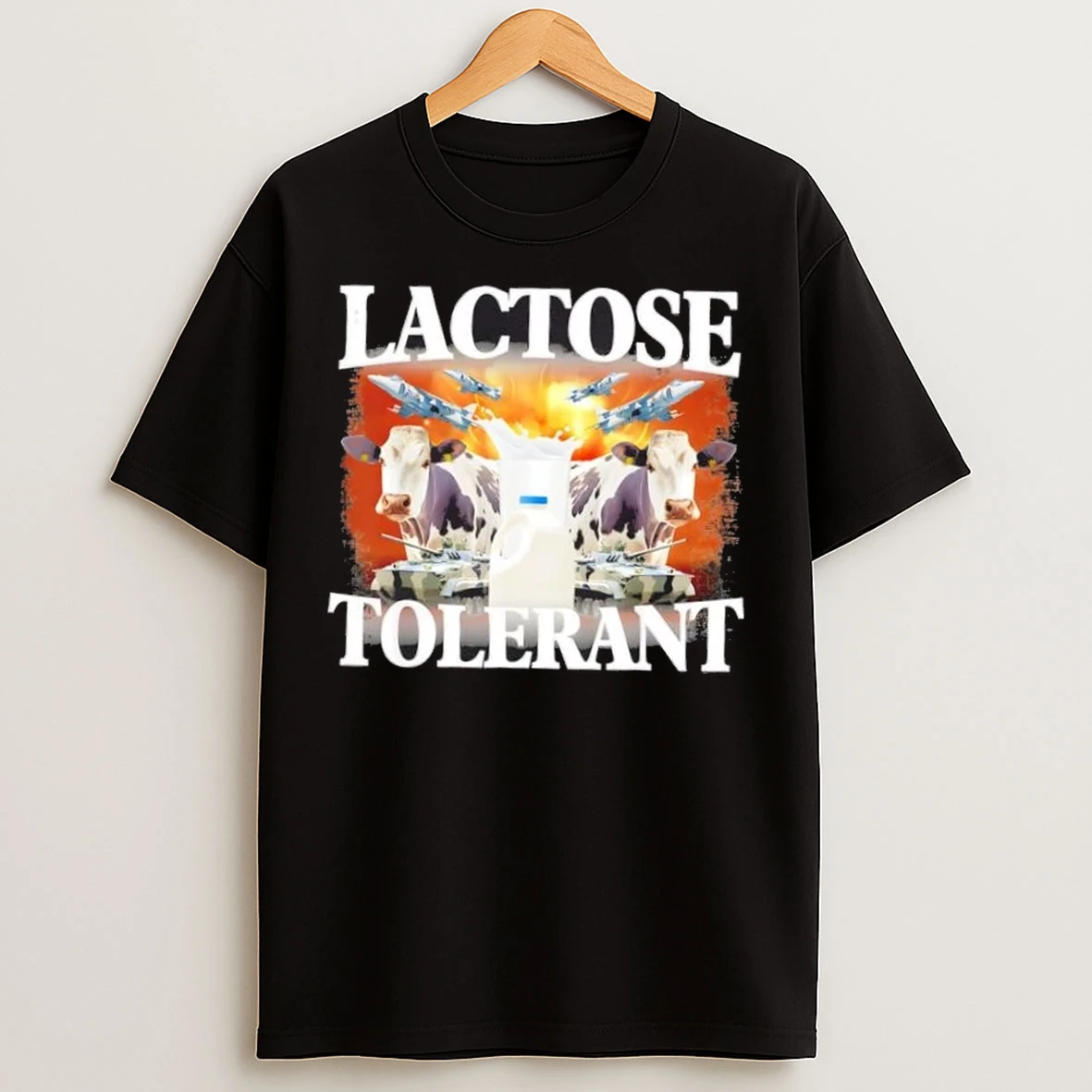 Lactose Tolerant Funny Trending Meme T Shirts