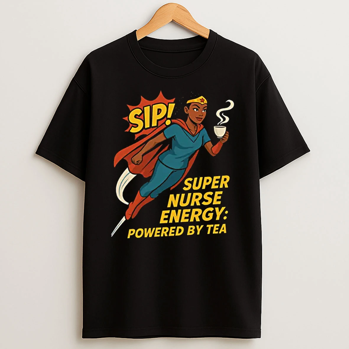 Lady Steep Superhero Nurse Collection Shirts