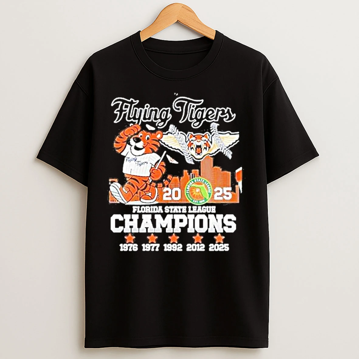 Lakeland Flying Tigers 2025 Florida State League Champions T Shirts