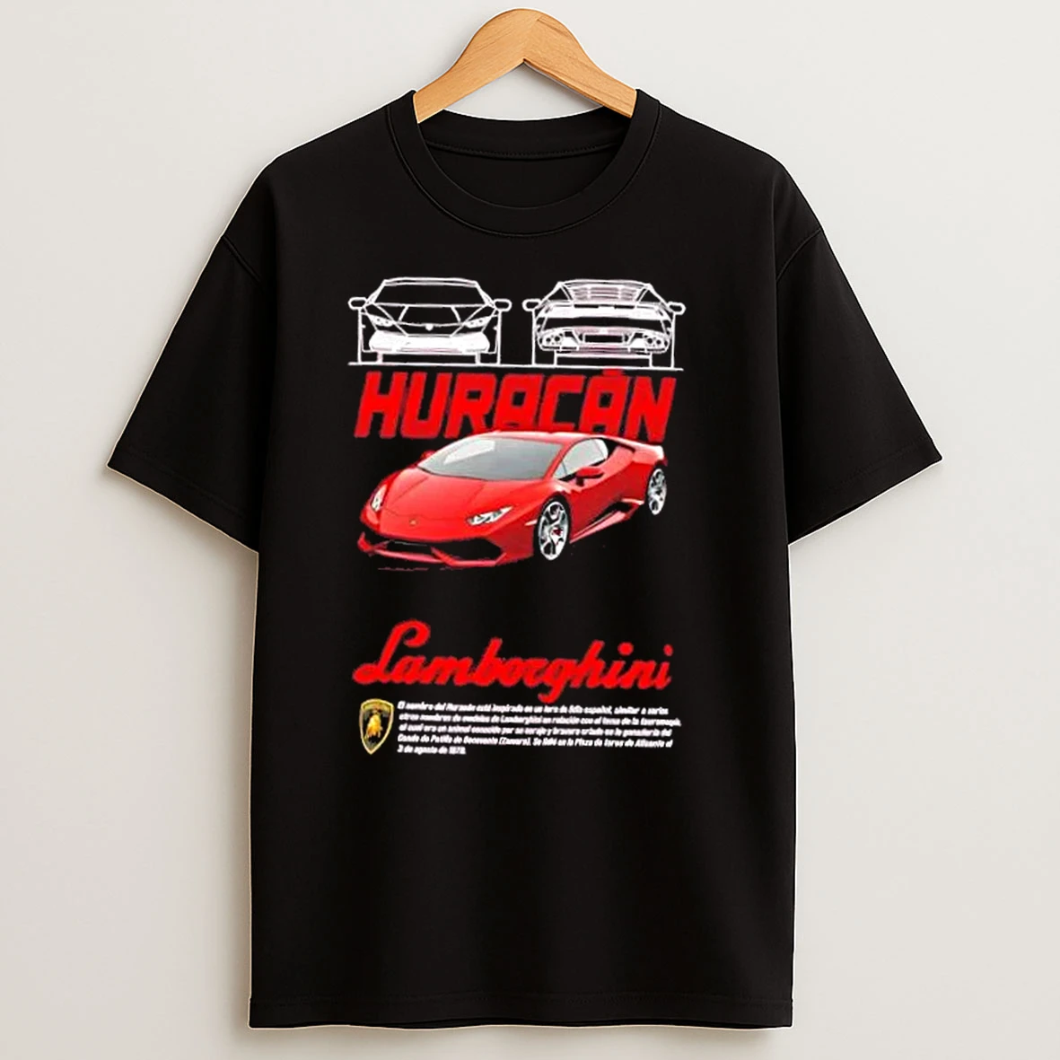 Lamborghini Huracan Supercar Enthusiast T Shirts