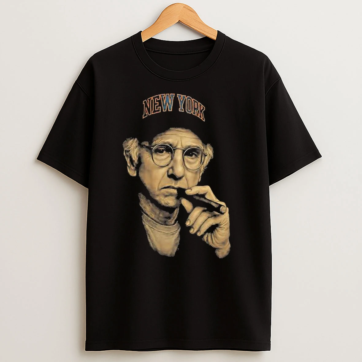 Larry David Msg New York Knicks Cigar T Shirts