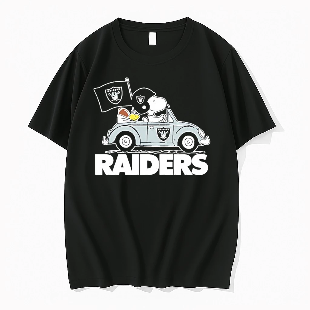 Las Vegas Raiders Football X Snoopy Drive Car Shirts