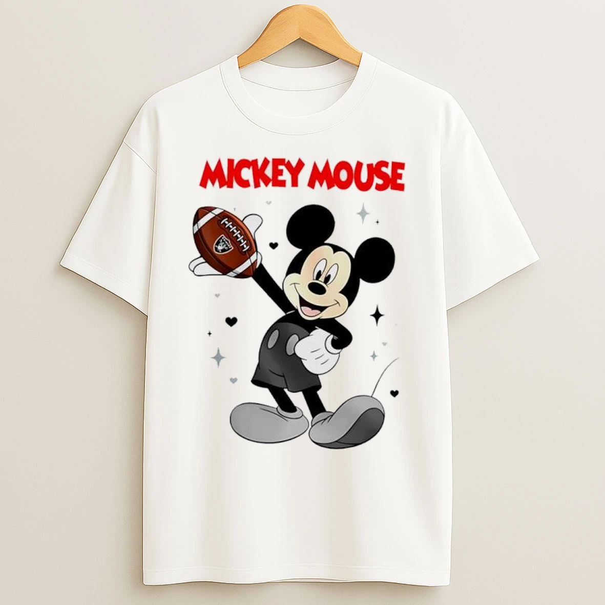 Las Vegas Raiders Mickey Mouse Player 2025 T Shirts
