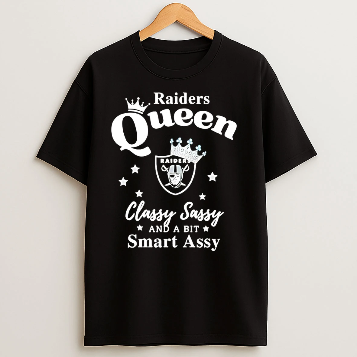 Las Vegas Raiders Queen Classy Sassy And A Bit Smart Assy Nfl T Shirts
