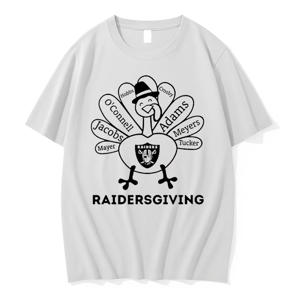 Las Vegas Raiders Turkey Raidersgiving Thanksgiving With Heroes Shirts
