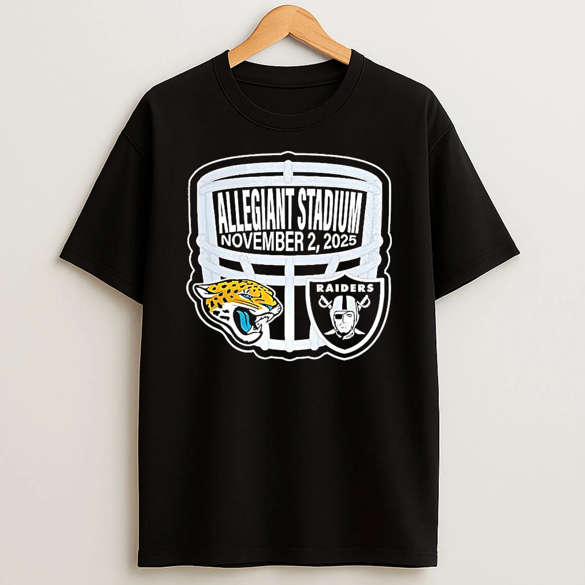 Las Vegas Raiders Vs Jacksonville Jaguars Nfl 2025 Head To Head Gameday Shirts