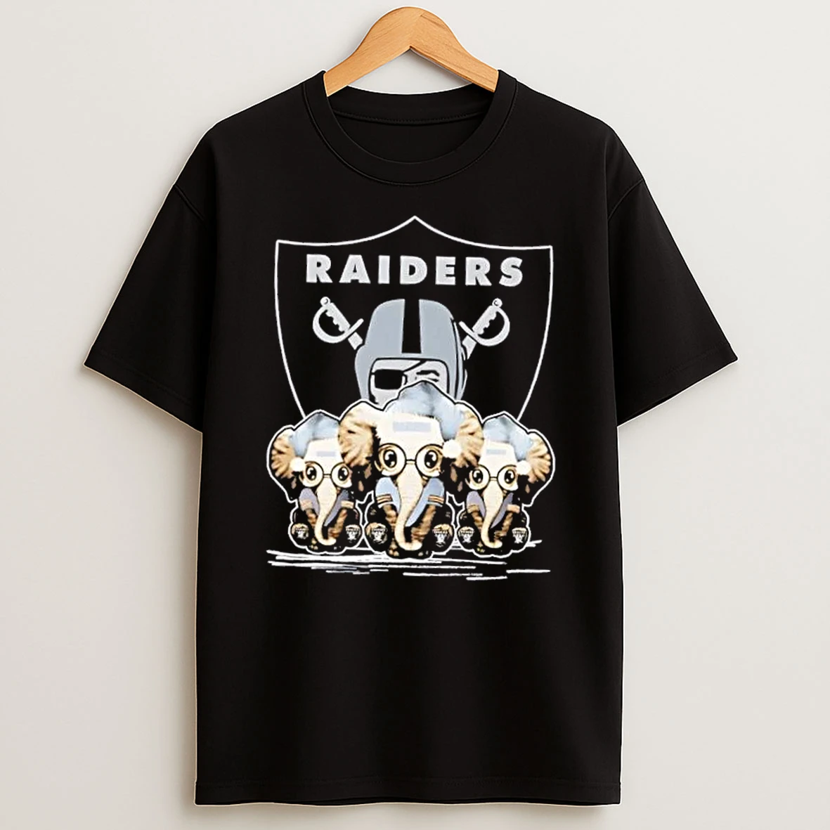 Las Vegas Raiders X Elephants Santa Hat Merry Christmas Shirts