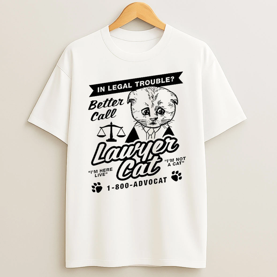 Lawyer Cat In Legal Trouble Better Call Shirts