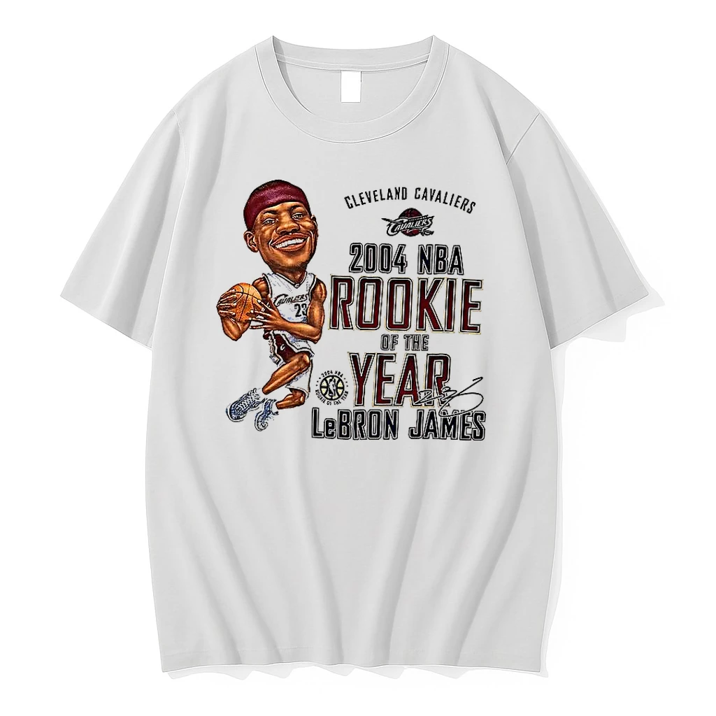 Lebron James Cleveland Cavaliers 2004 Nba Rookie Of The Year Signature Shirts