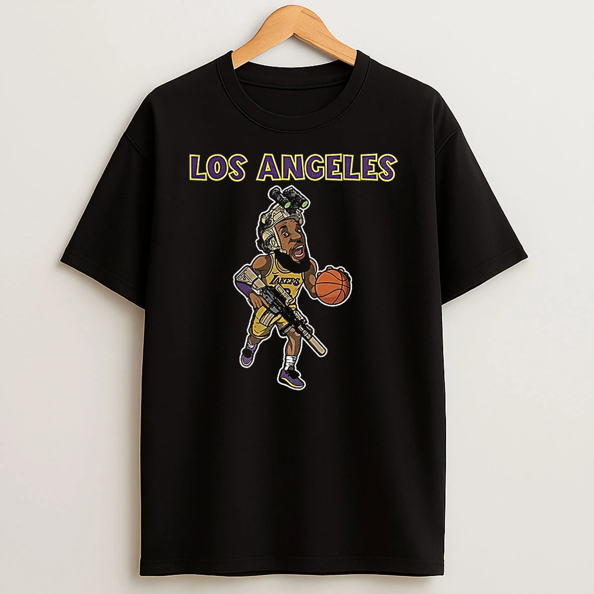 Lebron James Los Angeles Lakers Basketball Soldier Shirts