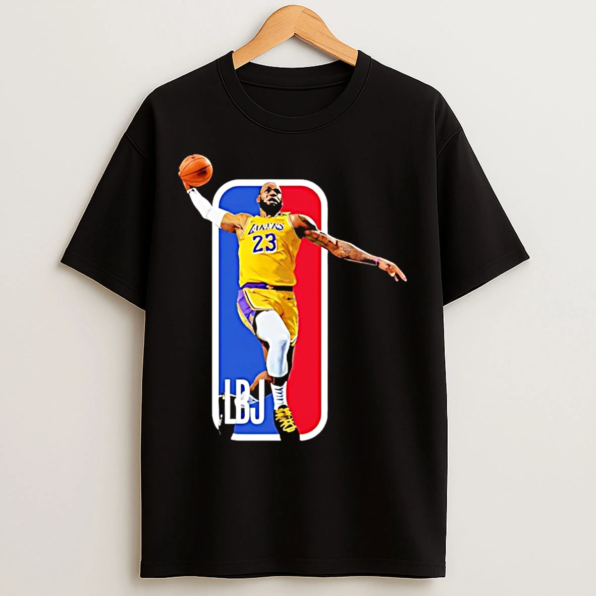 Lebron James Slam Dunk Basketball Logo T Shirts